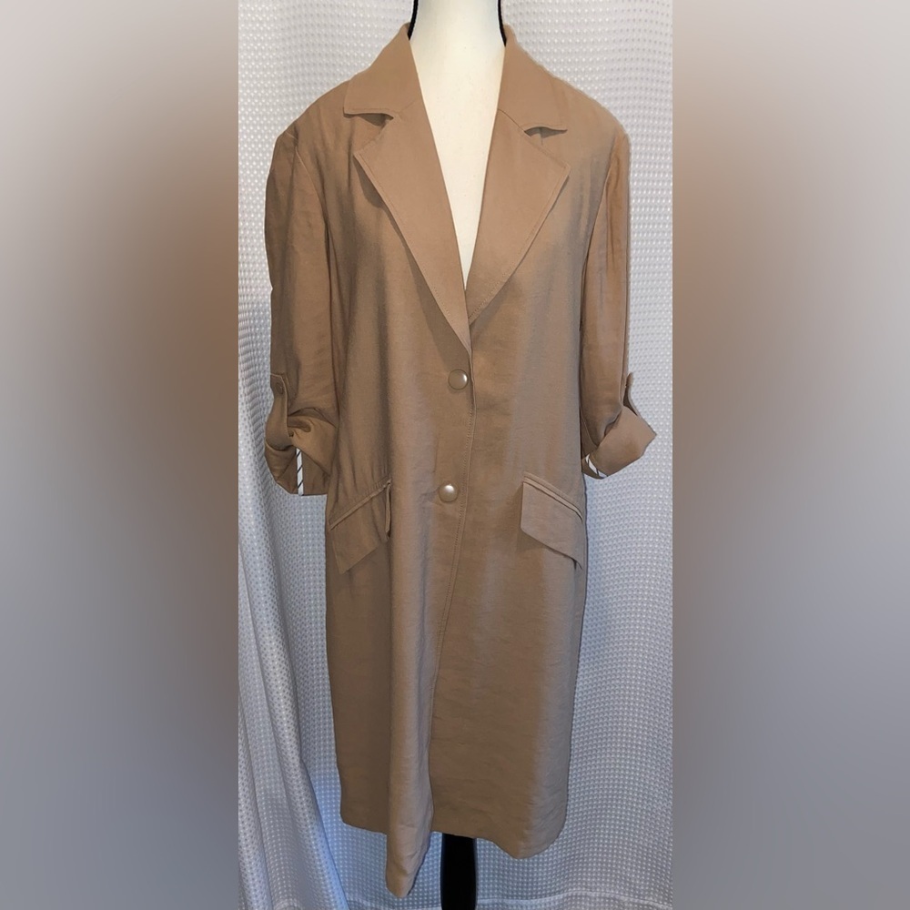 SUZY SHIER‎ Tan Trench Coat size XS